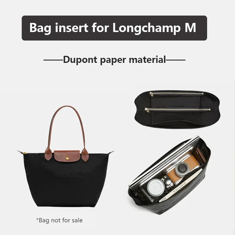 sac de rangement étanche, insertion pour sac longchamp à long manche, fourre-tout, rangement, sac léger, sac de support, accessoires