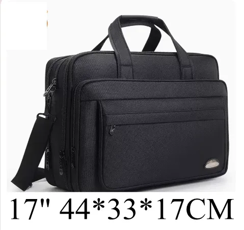 porte-documents d'affaires pour hommes et femmes, mallette extensible étanche pour ordinateur portable, sac de travail à bandoulière