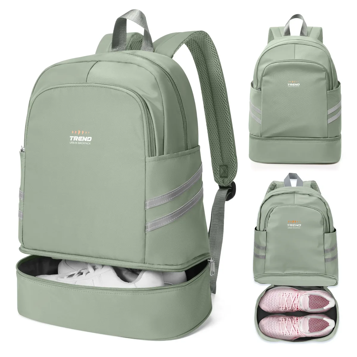sac à dos de gymnastique pour femmes avec compartiment à chaussures, sac à dos de voyage pour femmes, sac à dos de sport étanche, sac à dos de plage pour fitness et natation 