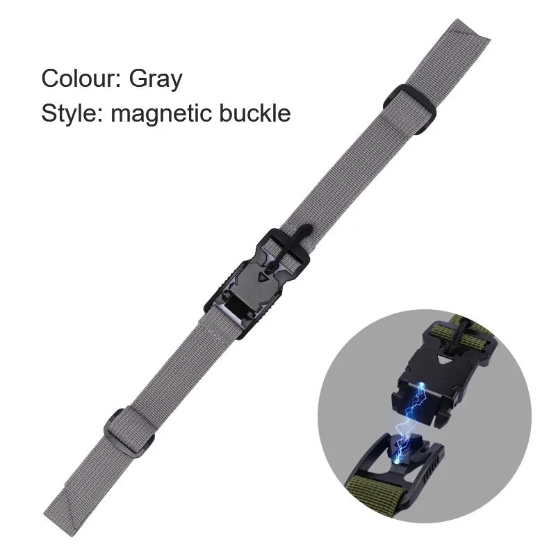 sac à dos magnétique, sangle de poitrine facile, sangle détachable, sangle d'épaule réglable, sac tactique de camping en plein air, accessoires