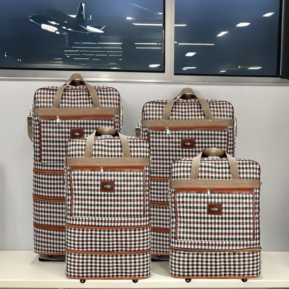 sac de voyage à roulettes extra large extensible, durable, léger et multi-couches pour des voyages et un rangement faciles, idéal pour les week-ends ou les séjours d'une nuit