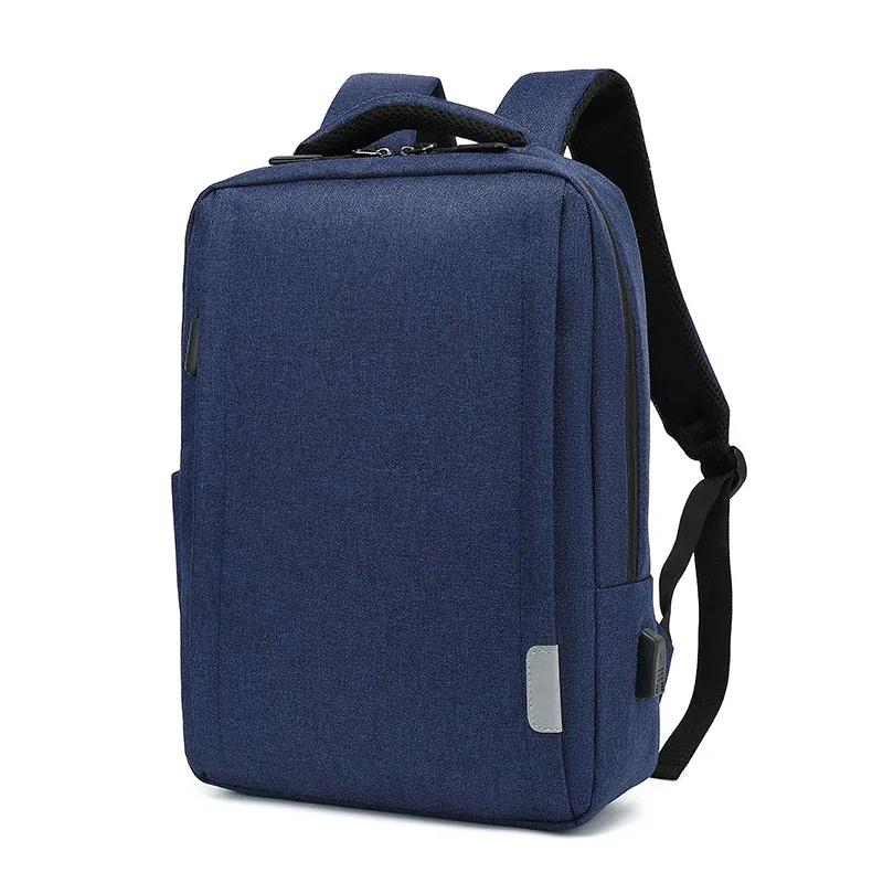 Femmes hommes Oxford Simple sac à dos 16 pouces pochette d'ordinateur collège école étudiant livres sacs étanche USB charge voyage sacs à dos