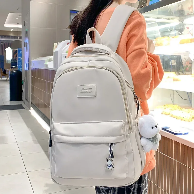 nouveau femme mode dame haute capacité étanche collège sac à dos à la mode femmes sacs d'école pour ordinateur portable mignon fille voyage livre sac cool