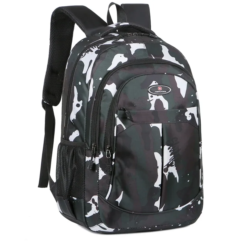 sac à dos pour hommes de grande capacité sac pour hommes sac à dos de voyage en tissu nylon léger sac d'école mode sac à dos pour ordinateur portable pour hommes décontracté