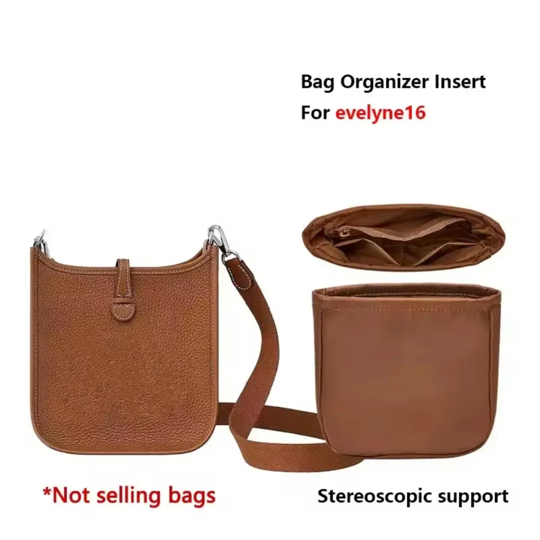 organisateur de sac multi-poches pour evelyne16/29, sac de rangement intérieur, sac à main en nylon, sac insert, sac doublure pour sac à main
