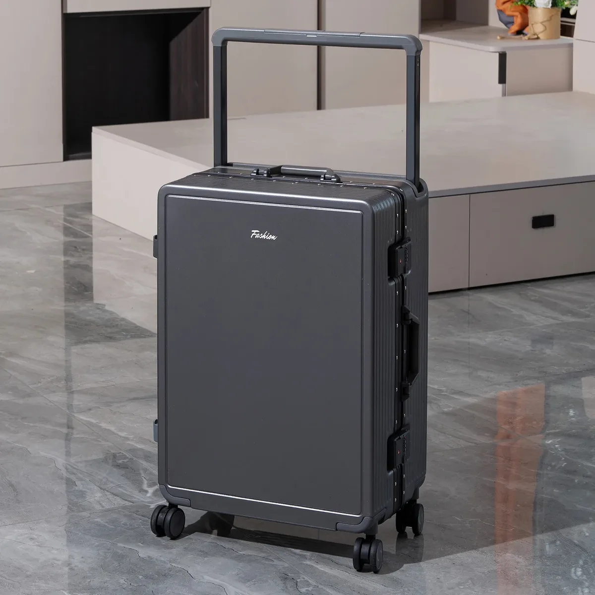 valise à roulettes à poignée large, nouvelle valise de voyage, valise à roulettes pour étudiants, avec serrure à code, multifonctionnelle, grande capacité, roues pivotantes