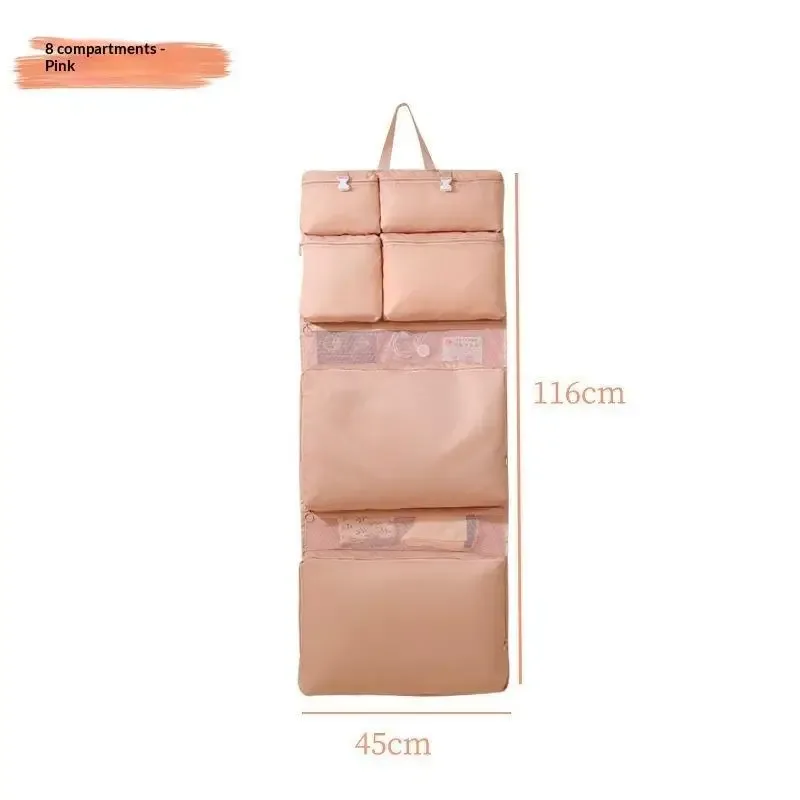 sac de rangement suspendu pliable et portable pour voyage, organisateur multi-poches pour vêtements et accessoires, gain de place pour bagages
