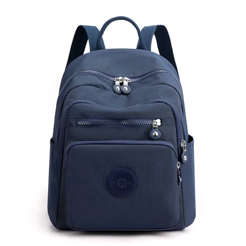 mochila feminina mini sac à dos pour adolescente, sac à dos décontracté en nylon imperméable pour femmes, sac à dos de poitrine 2018