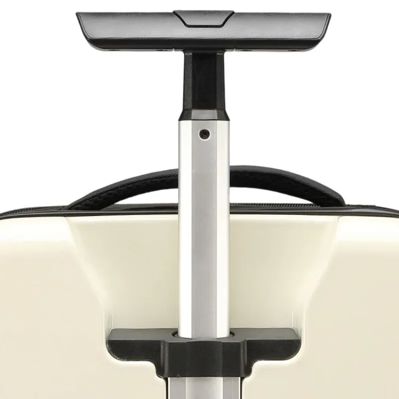 bagage pliable à poignée télescopique à tube unique – sac de cabine de 20" et valise à carreaux de 24" avec roues silencieuses, coffre léger