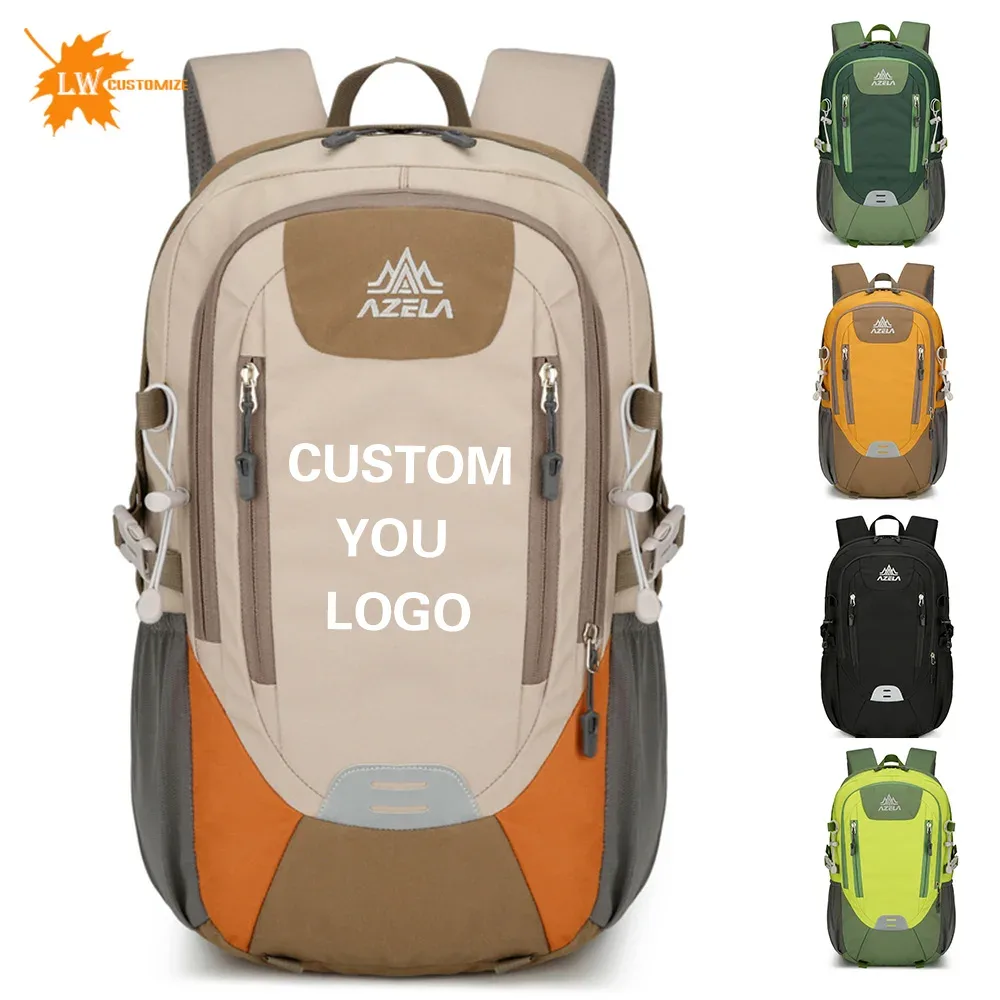 sac à dos de randonnée personnalisé avec logo, léger, grande capacité, pour sports de plein air, randonnée, camping, vente en gros