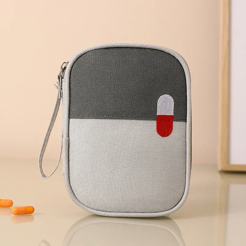 kit de médicaments médicaux, sac de rangement de santé multifonctionnel en couches, pochette de rangement pour femmes, pochette de maquillage de voyage, sac à cosmétiques