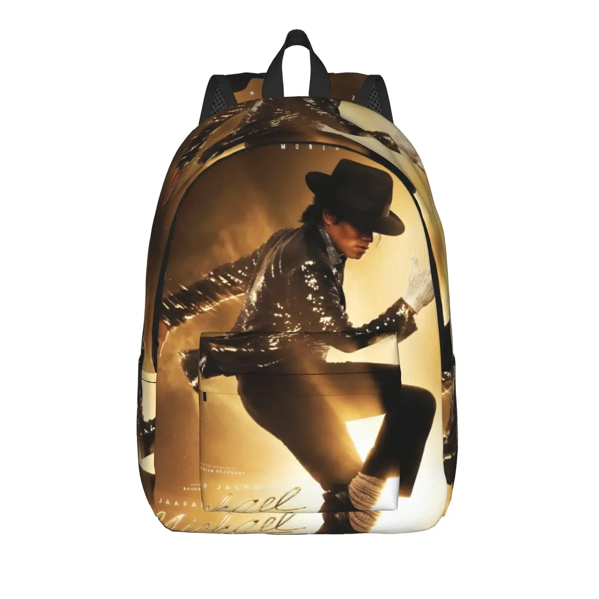 sac à dos michael jacksons musical movie 2026 avec poche, sac à dos de travail pour étudiants, sac à dos de jour pour hommes et femmes, sacs en toile pour ordinateur portable