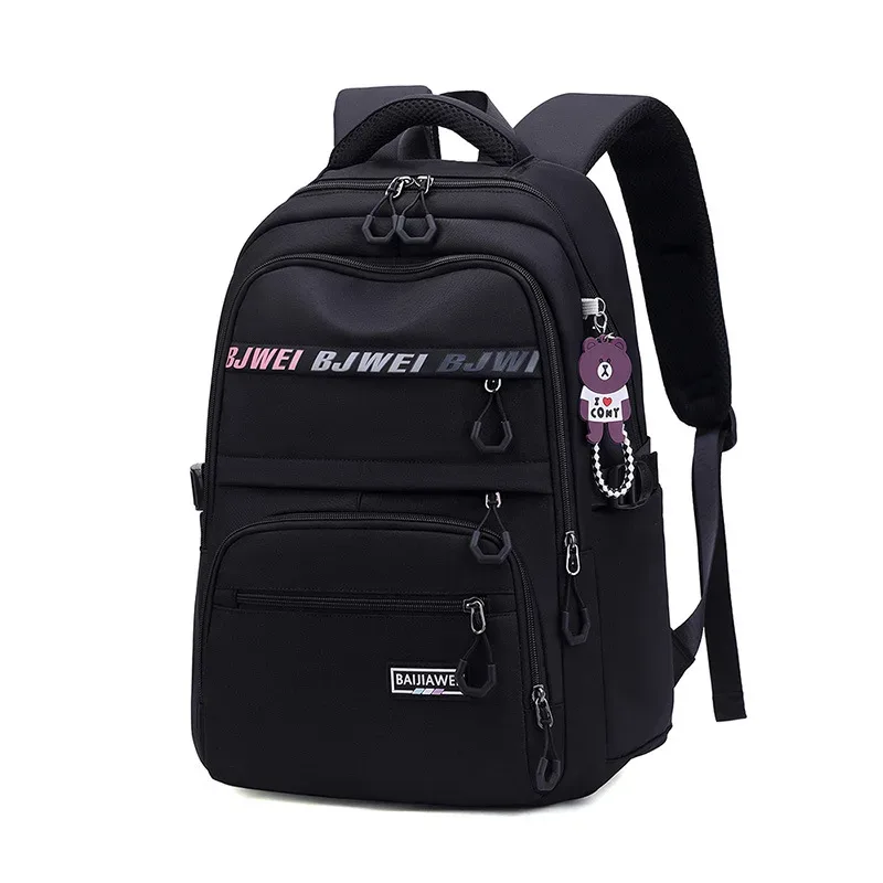 fille école sac à dos jeunesse grande capacité sacs à dos en nylon cartable sac à dos multi poches sac à dos décontracté sac de voyage