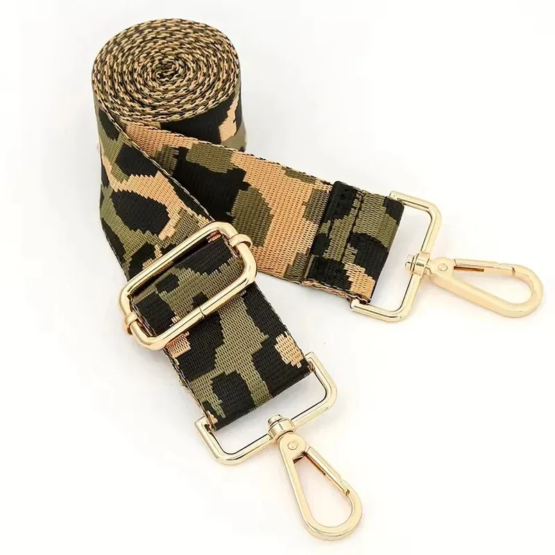 sangle de sac en nylon/coton pour femmes, sangles colorées pour bandoulière, accessoires de sac à bandoulière, ceintures réglables, sangles de sac à main
