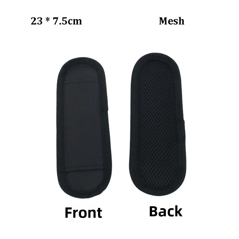 nouvelle bandoulière amovible respirante avec coussin de décompression noir pour sac à dos, antidérapante pour extérieur