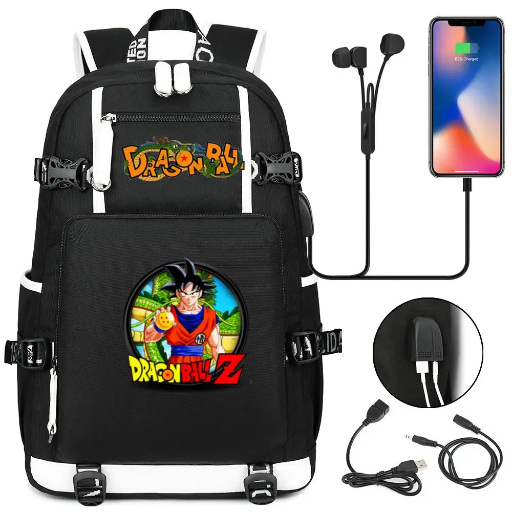 sac à dos camouflage dragon ball - sac d'école grande capacité pour étudiants, sac à dos pour enfants, sac de voyage en plein air pour garçons