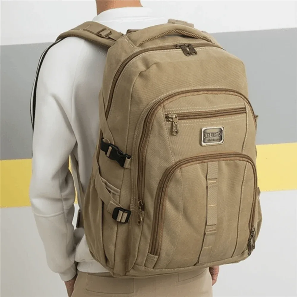 sac à dos de voyage de haute qualité, grande capacité, 50l, sac d'école épaissi, résistant à l'usure, sac à bandoulière pour hommes, extérieur