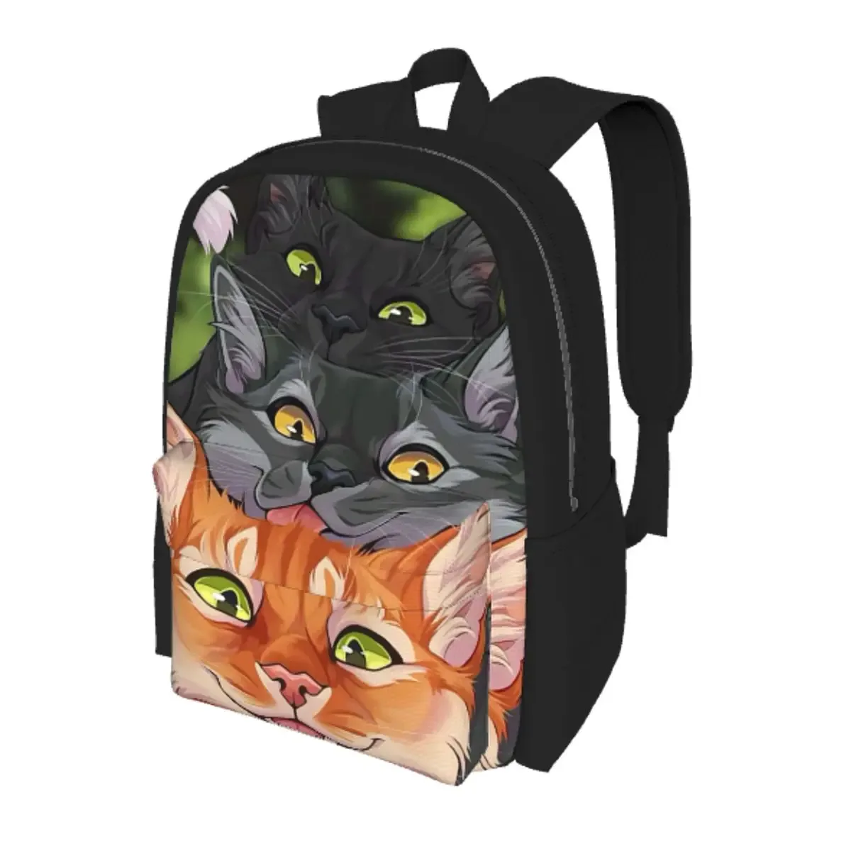 sac à dos warrior cats pour garçons et filles, sac d'école pour enfants, sacs à bandoulière pour ordinateur portable pour hommes et femmes