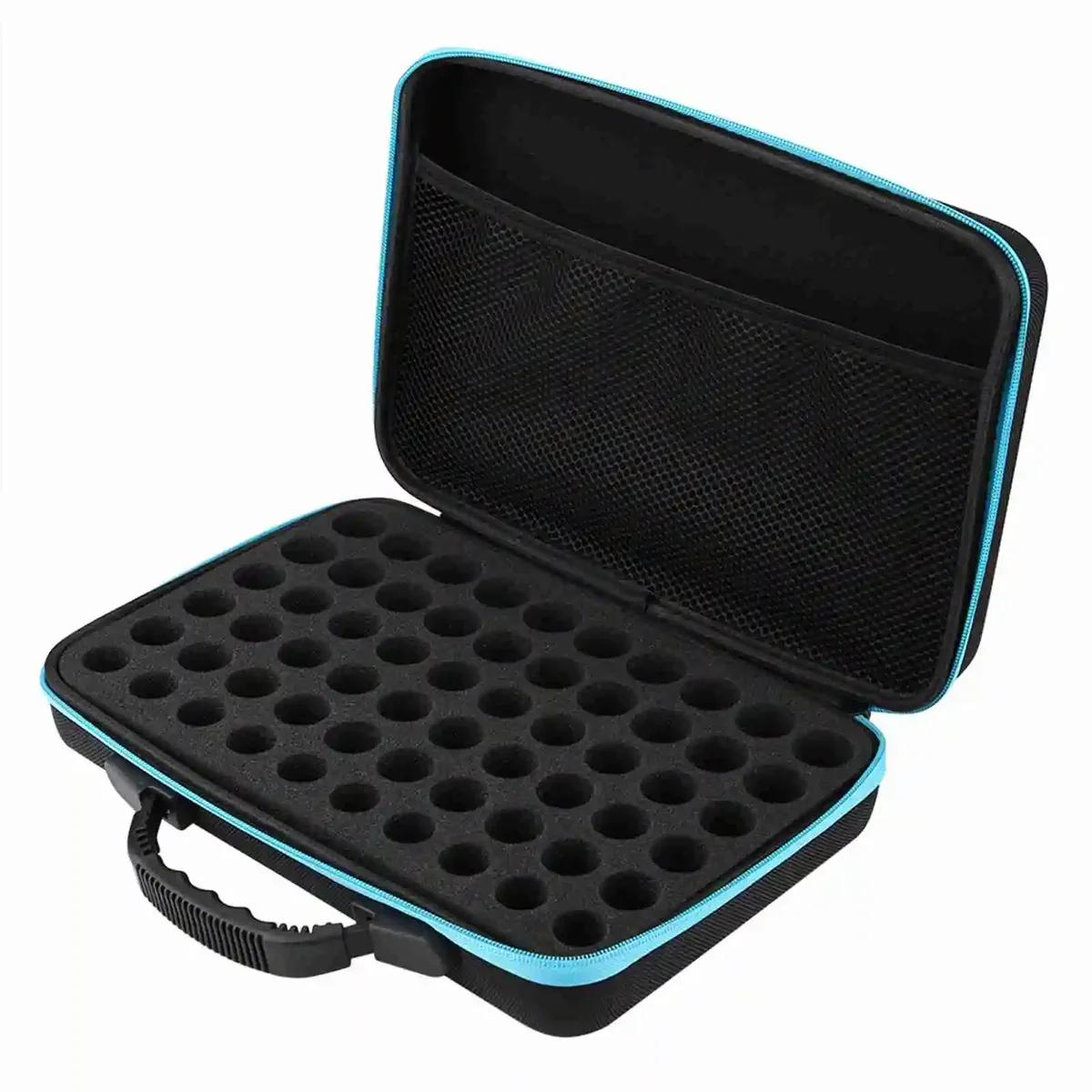 organisateur de stockage extérieur à coque rigide, mallette de transport d'huile essentielle, étui à coque rigide 60 bouteilles adapté aux bouteilles 5ml 15ml