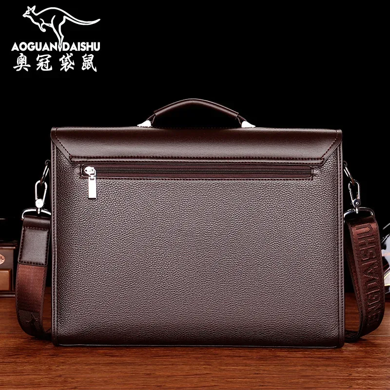 nouveau sac d'affaires pour homme, grande capacité, sacoche bandoulière pour le bureau et les trajets quotidiens