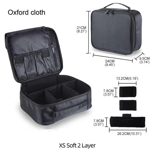 étui à pinceaux de maquillage, sacs de maquillage, valise de maquillage professionnelle complète pour femmes, vanité maleta maquillaje, boîte de rangement d'outils pour ongles