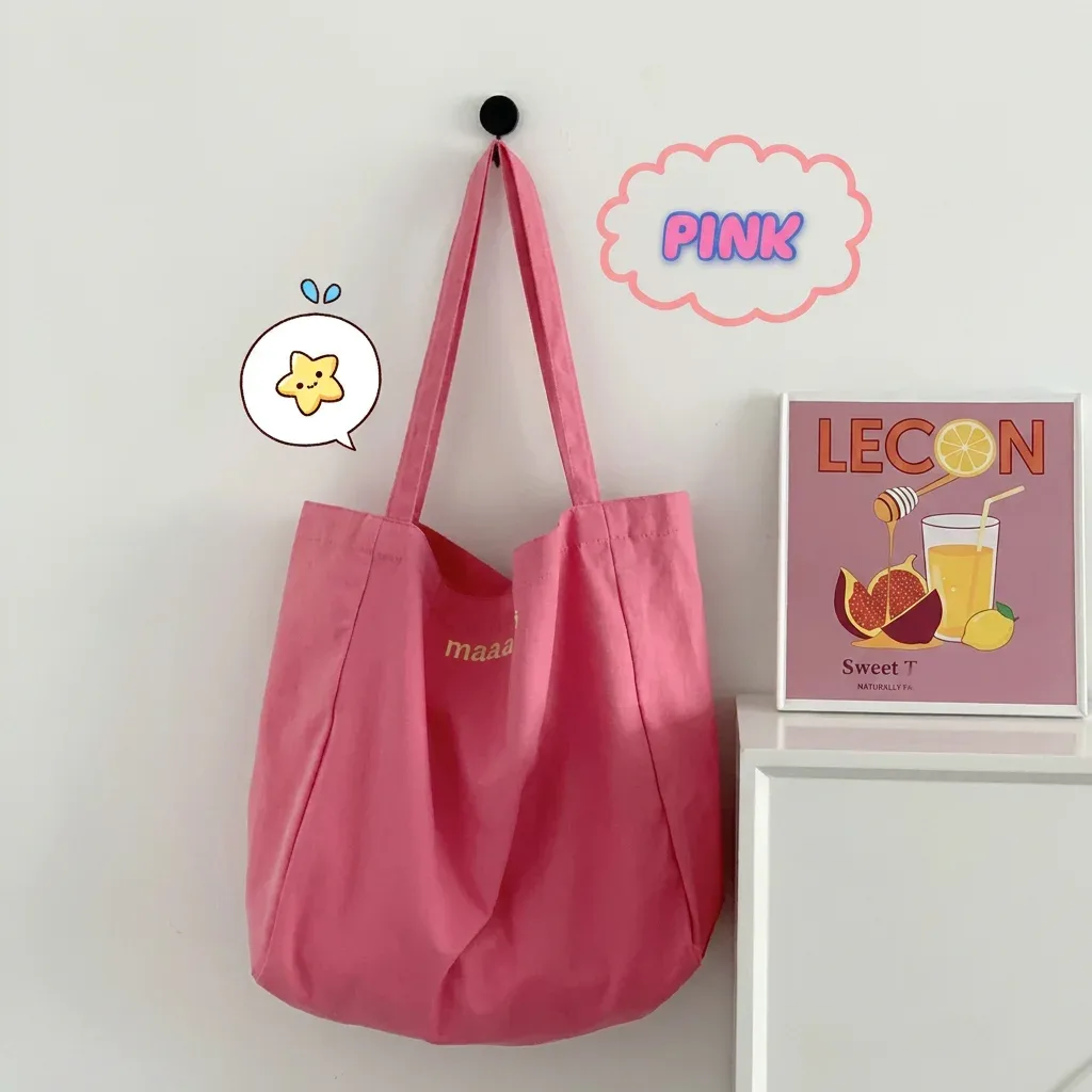 sac en toile de haute qualité, sac de courses réutilisable, sacs à bandoulière pour femmes, sac fourre-tout simple et décontracté pour usage quotidien, sac à main pliable portable