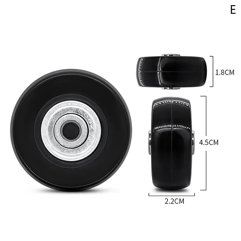 remplacement de roue de bagage pour valise, chariot à roulettes, accessoires de voyage, ceinture silencieuse durable, outils de réparation, 1 pièce