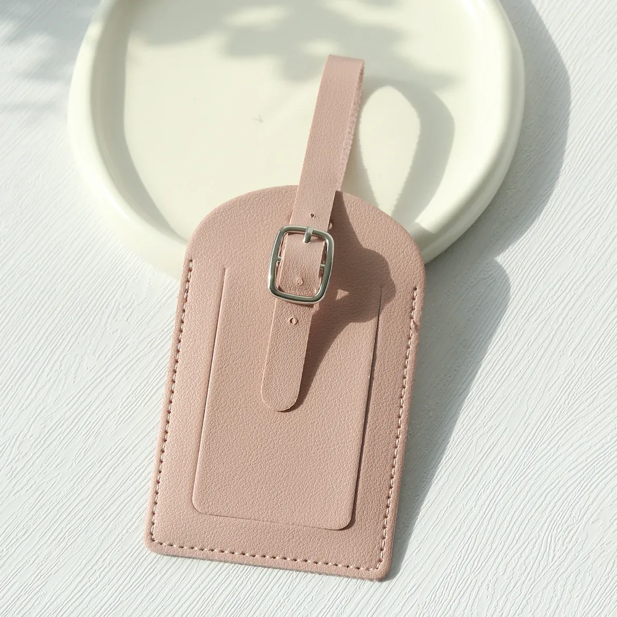 étiquettes de bagage en similicuir pour hommes et femmes, étiquettes de valise, étiquettes de sac fourre-tout, étiquettes d'identification avec couverture de confidentialité intégrale pour les voyages