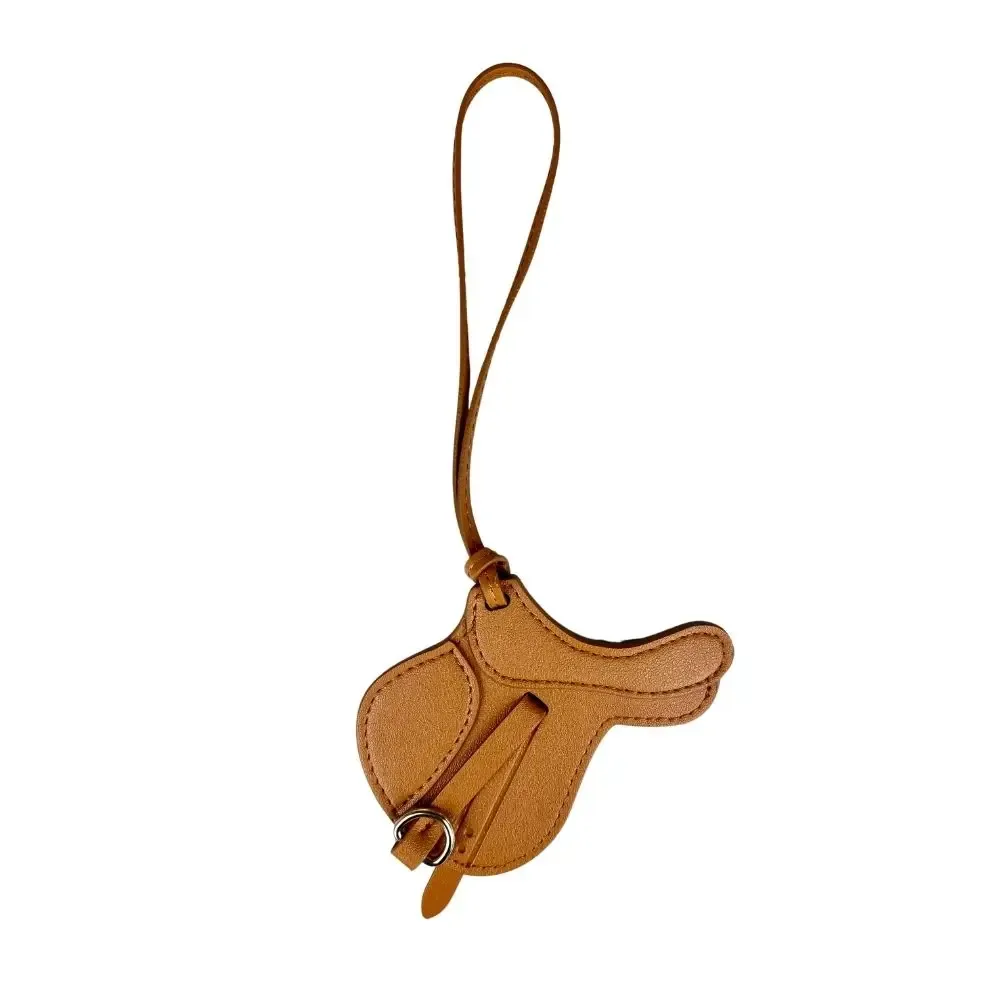 élégance équestre : charme de sacoche de selle artisanale - pièce maîtresse en cuir pu épais de qualité supérieure, taille paume