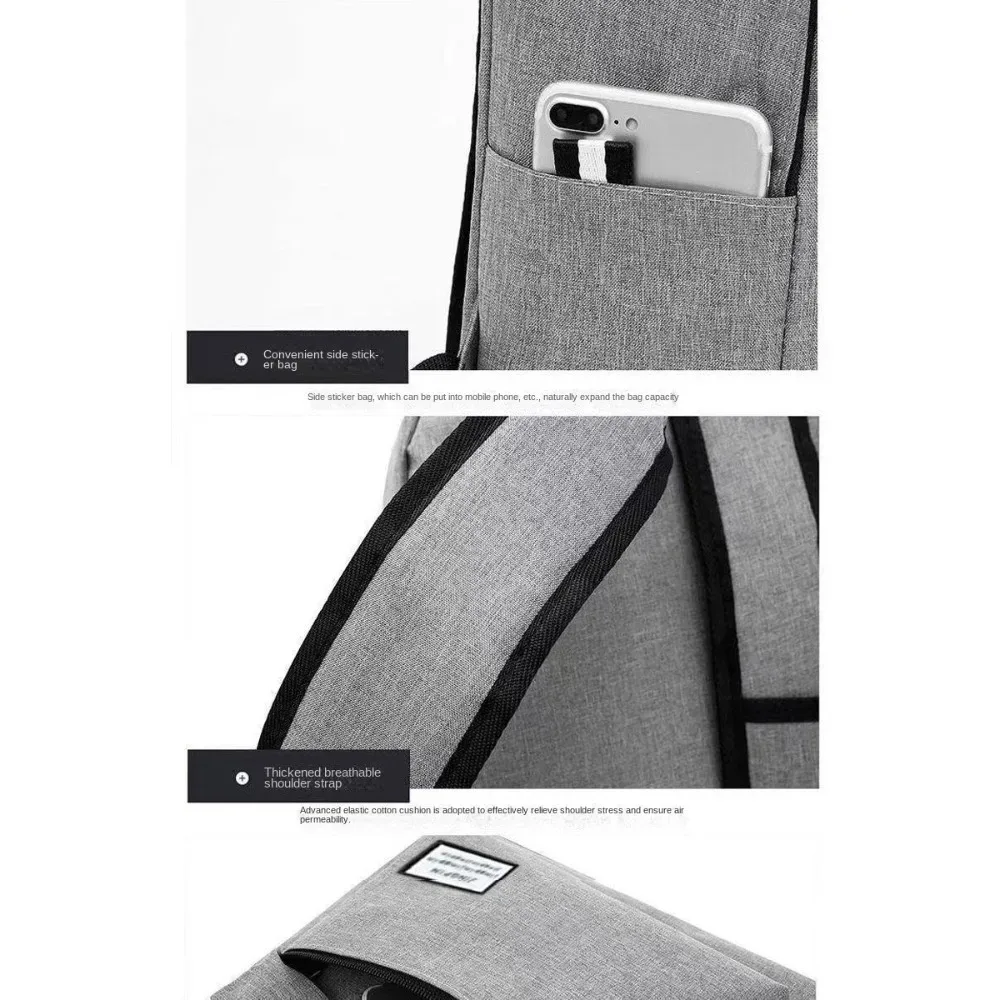 sac à dos polyvalent en tissu oxford tendance, 15 pouces, lavable, pour étudiants, noir, gris, bleu, rouge, sac pour ordinateur, unisexe
