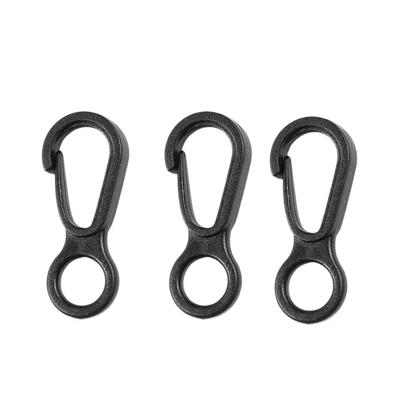 crochets à pression en plastique robustes, clips résistants aux déchirures pour sangle de gants, sac à dos, randonnée, pêche, accessoires d'extérieur, 10/20 pièces