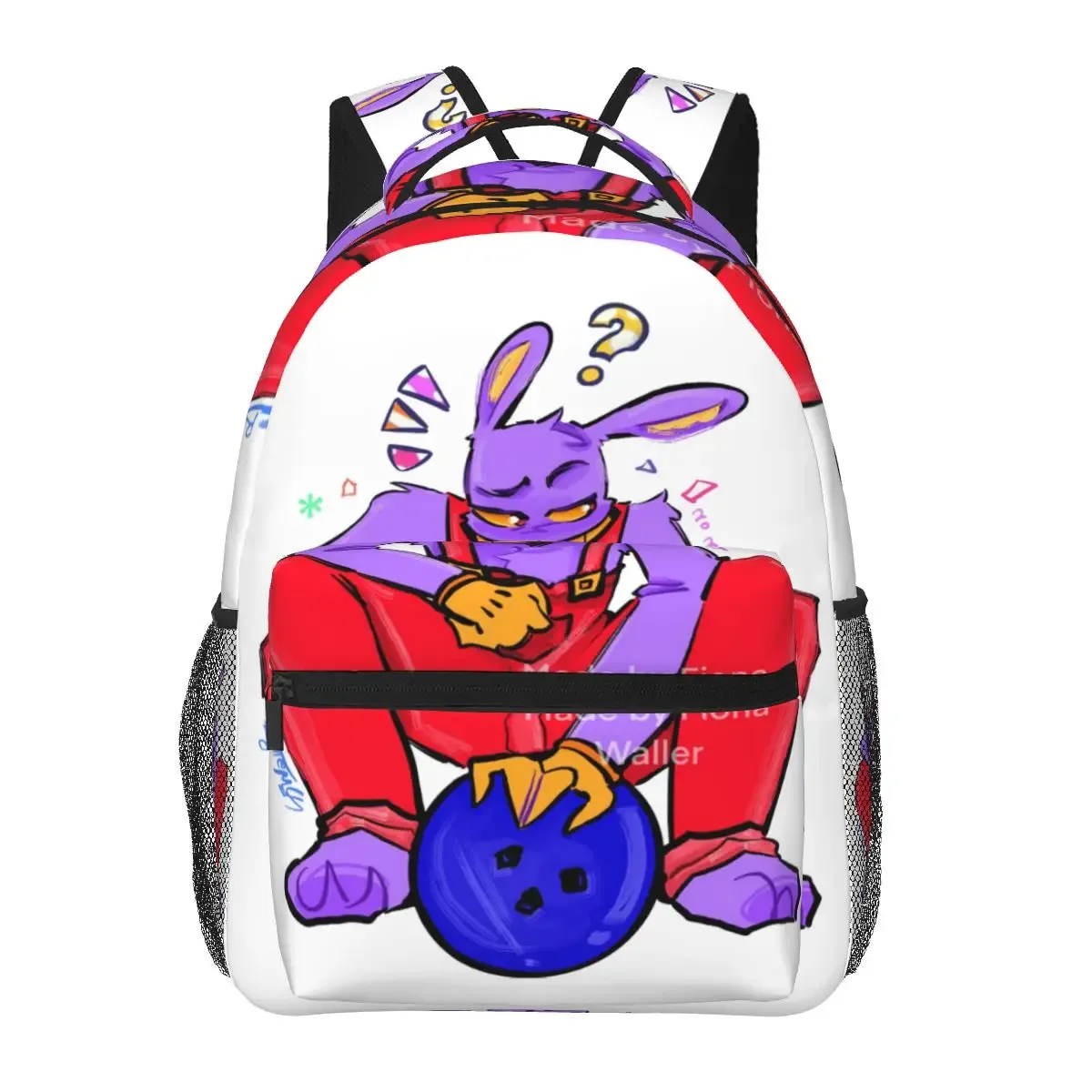 jax the amazing digital circus fanart animation series sacs à dos pour garçons et filles, sacs d'école pour étudiants, sac à dos pour ordinateur portable, sac à bandoulière