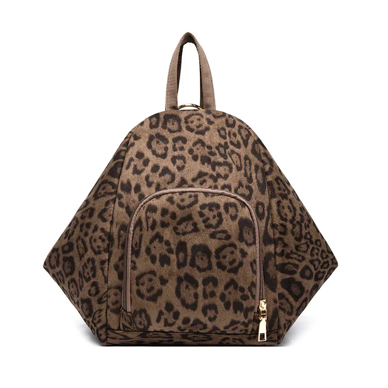 sac à dos tendance pour femmes, léger, de voyage, imprimé léopard, de grande valeur, pour l'extérieur, à dos quotidien, nouvelle collection