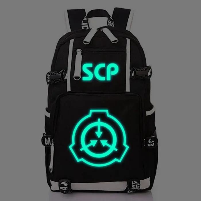 scp-sac à dos avec usb pour étudiants, cartable de voyage