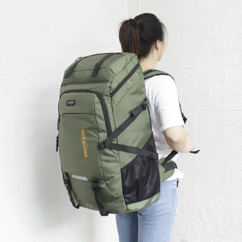 sac à dos de voyage de grande capacité pour hommes et femmes, sacs à bagages d'extérieur, sac d'ordinateur portable étudiant, sac à dos de camping, 60l, 80l