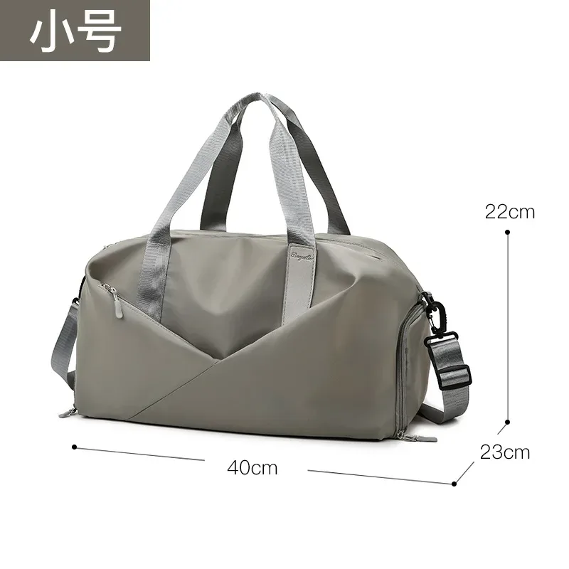 sac de sport personnalisé avec logo pour enfants, femmes, hommes – sac de voyage étanche pour vêtements secs et mouillés, sac à main, sac de natation, sac de week-end, sac d'entraînement de fitness – impression photo et nom