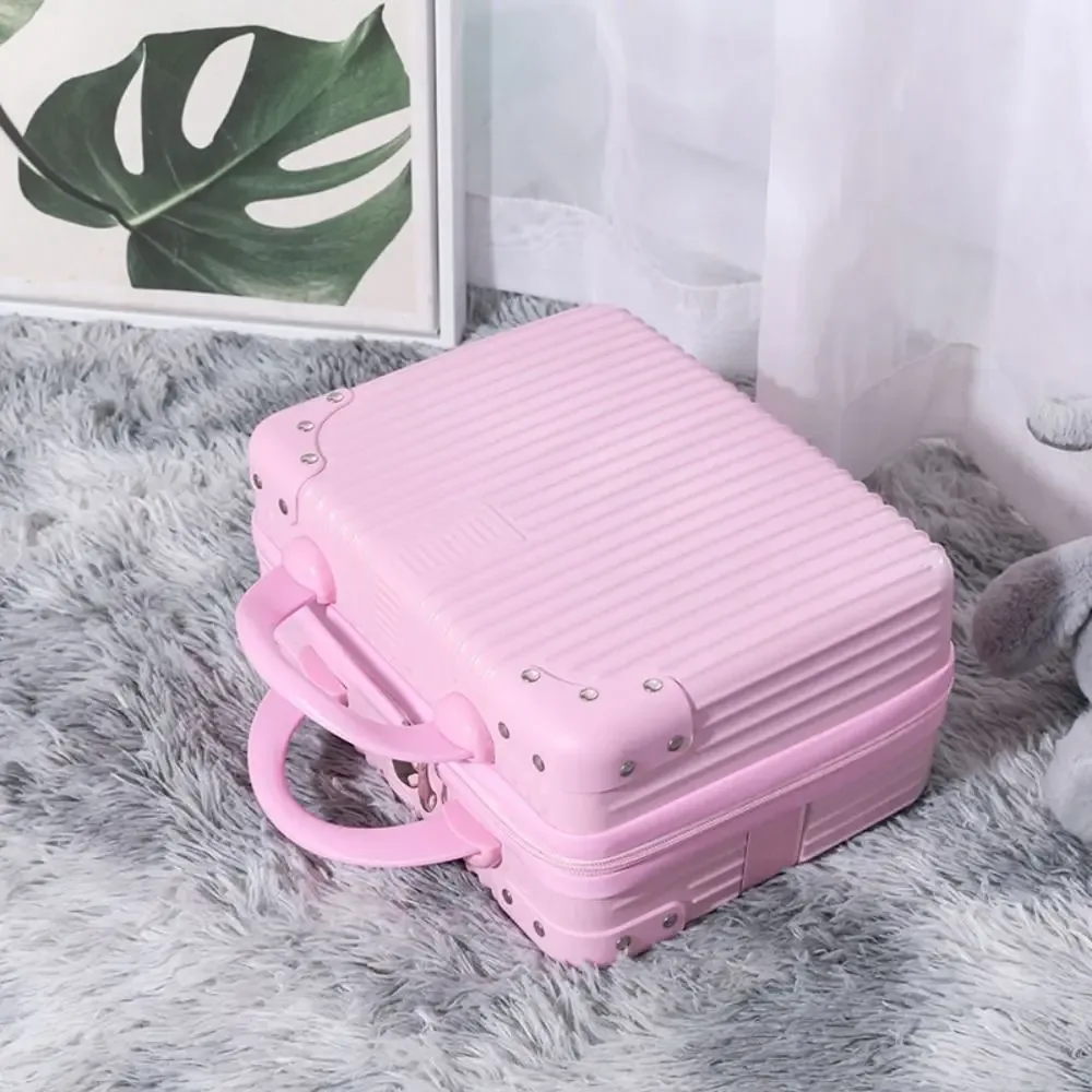 ventes flash : valise de voyage 14 pouces, mini trousse de maquillage de voyage, organisateur, valise à main pour femmes