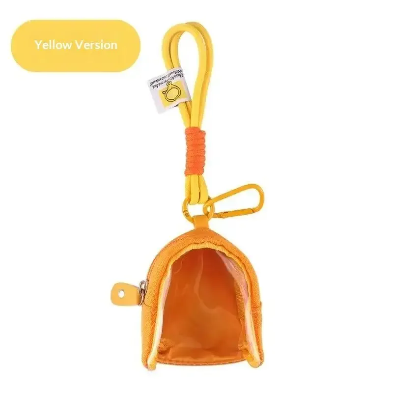 Mini porte-monnaie transparent avec porte-clés, sac de rangement pour une utilisation pratique en déplacement