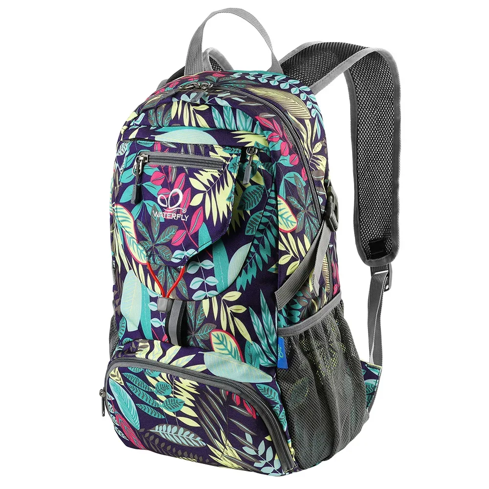waterfly petit sac à dos léger pliable 20l ultra léger pliable voyage randonnée camping sac à dos sac de jour pour homme femme