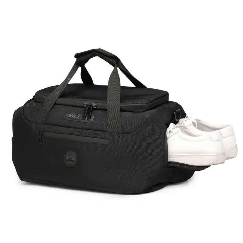 ozuko hommes voyage sacs polochon grande capacité sacs à main de sport avec sac à chaussures poche humide multifonction court voyage sacs à dos imperméables
