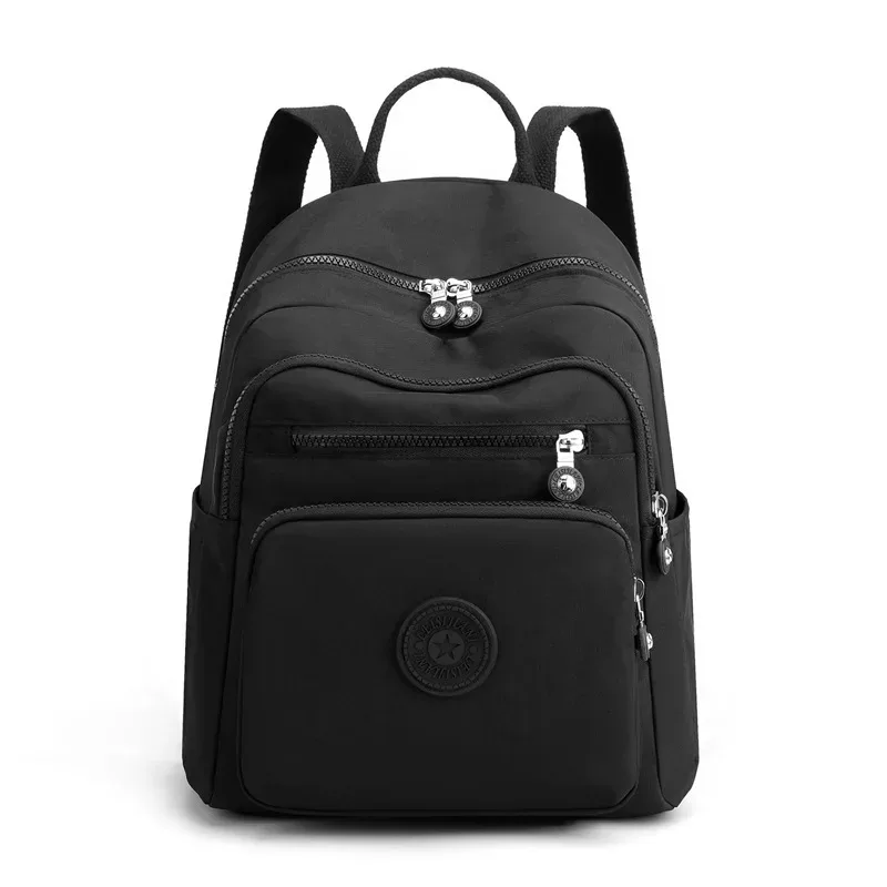 nouveau style coréen simple femmes sac à dos haut de gamme grande capacité double sac à bandoulière maman sac bonne qualité sacs en nylon en vente