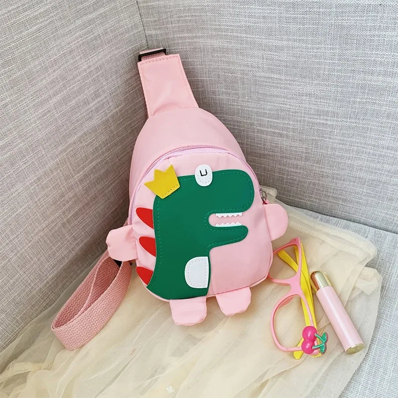 mode dessin animé dinosaure sacs à bandoulière garçons filles mignon enfants poitrine sacs épaule messager voyage sac à dos pour les enfants