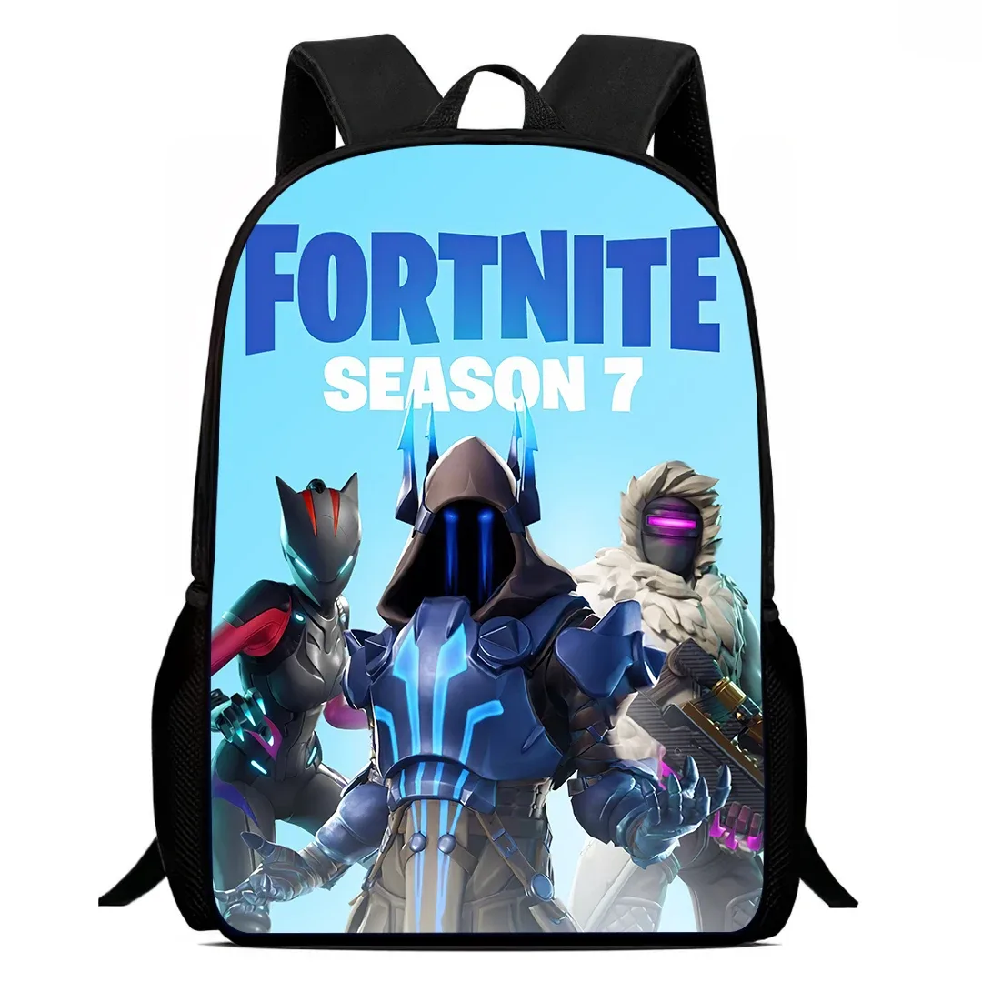 sac à dos d'école fortnite de 15 pouces pour enfants, garçons et filles, sac à dos léger imprimé avec des motifs de jeux, grand format, adapté aux enfants de 5 à 8 ans