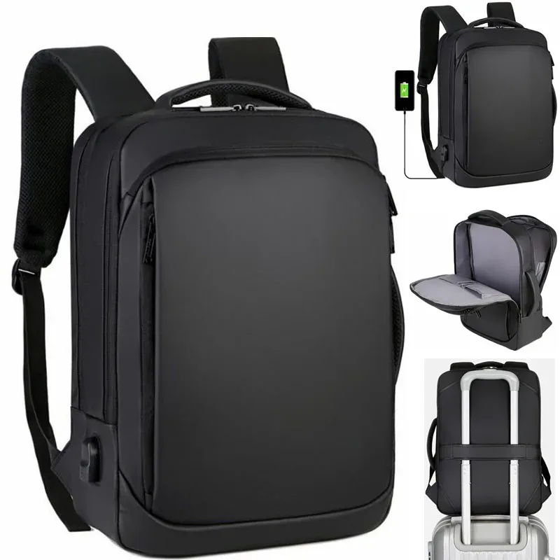 sac à dos d'affaires multifonctionnel pour hommes, sac à dos pour ordinateur portable, chargement usb, film étanche, sacs décontractés, nouveau, 2 couleurs