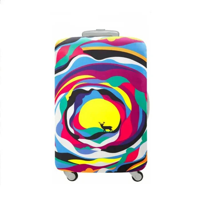 juste de protection élastique pour valise de voyage, housse anti-poussière pour bagages, accessoires de voyage de l'unicef, 18 en effet-32