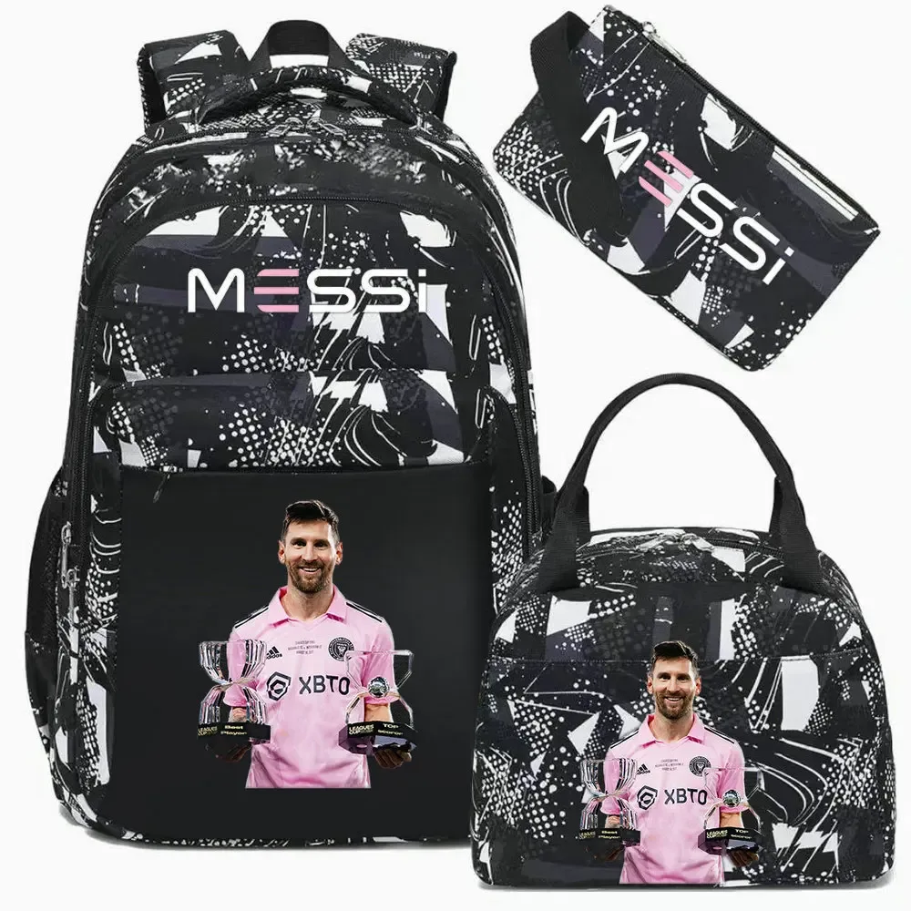 sac à dos imprimé messi, sac à dos de sport, de football, décontracté, pour femmes et hommes, sacs d'école harajuku, sacs d'école pour femmes et hommes, mochilas de voyage