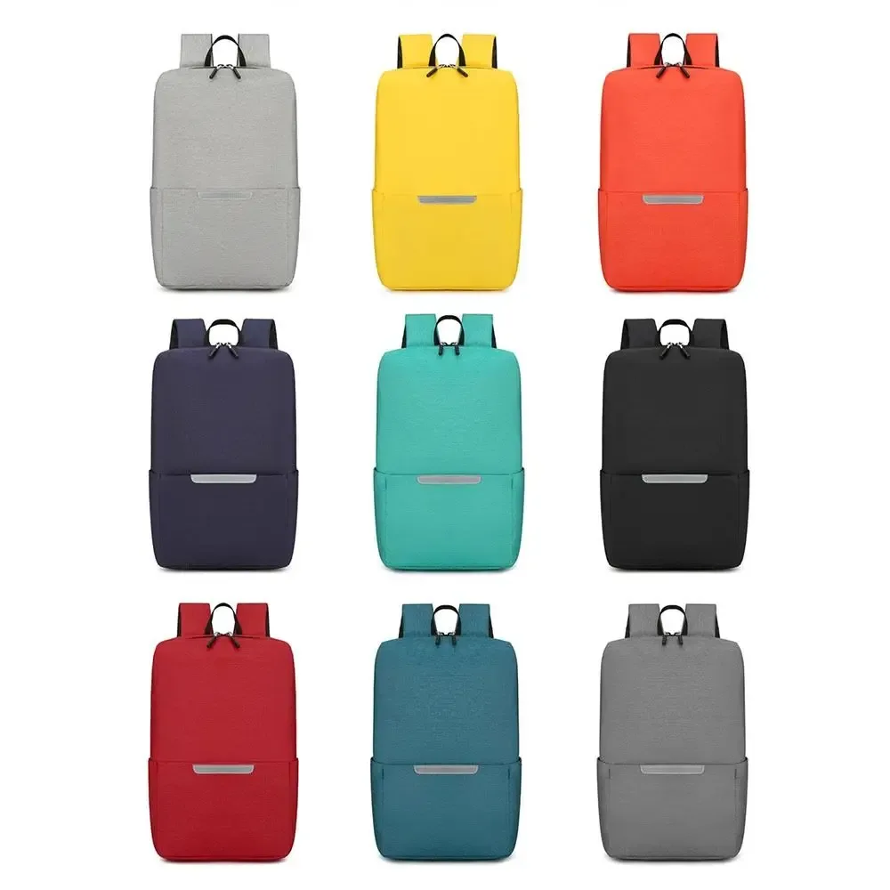 femmes hommes décontracté imperméable petit sac à dos grande capacité cartable sacs d'école couleur unie sac de voyage livre sacs adolescents