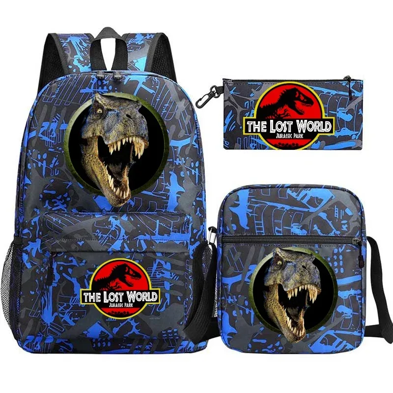 Sacs à dos Jurassic World Park, sac à dos pour étudiants du premier cycle du secondaire, sac à dos de grande capacité pour adolescents, sac à dos de voyage décontracté pour ordinateur portable, Mochilas
