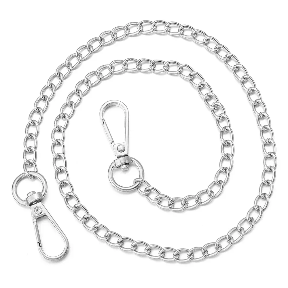 chaîne de remplacement en aluminium pour sacs, 20/40/80/120cm, bandoulière pour femmes, chaîne de remplacement pour sacs à bandoulière, accessoires pour sacs