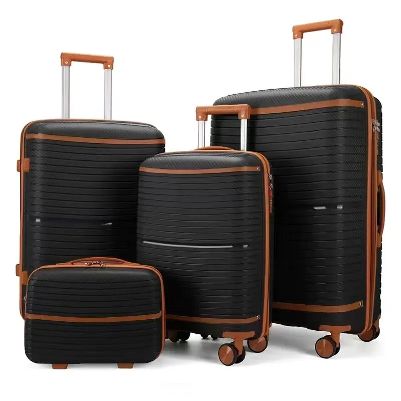 ensemble de bagages 4 pièces, valise à roulettes de grande capacité, nouveau bagage de voyage